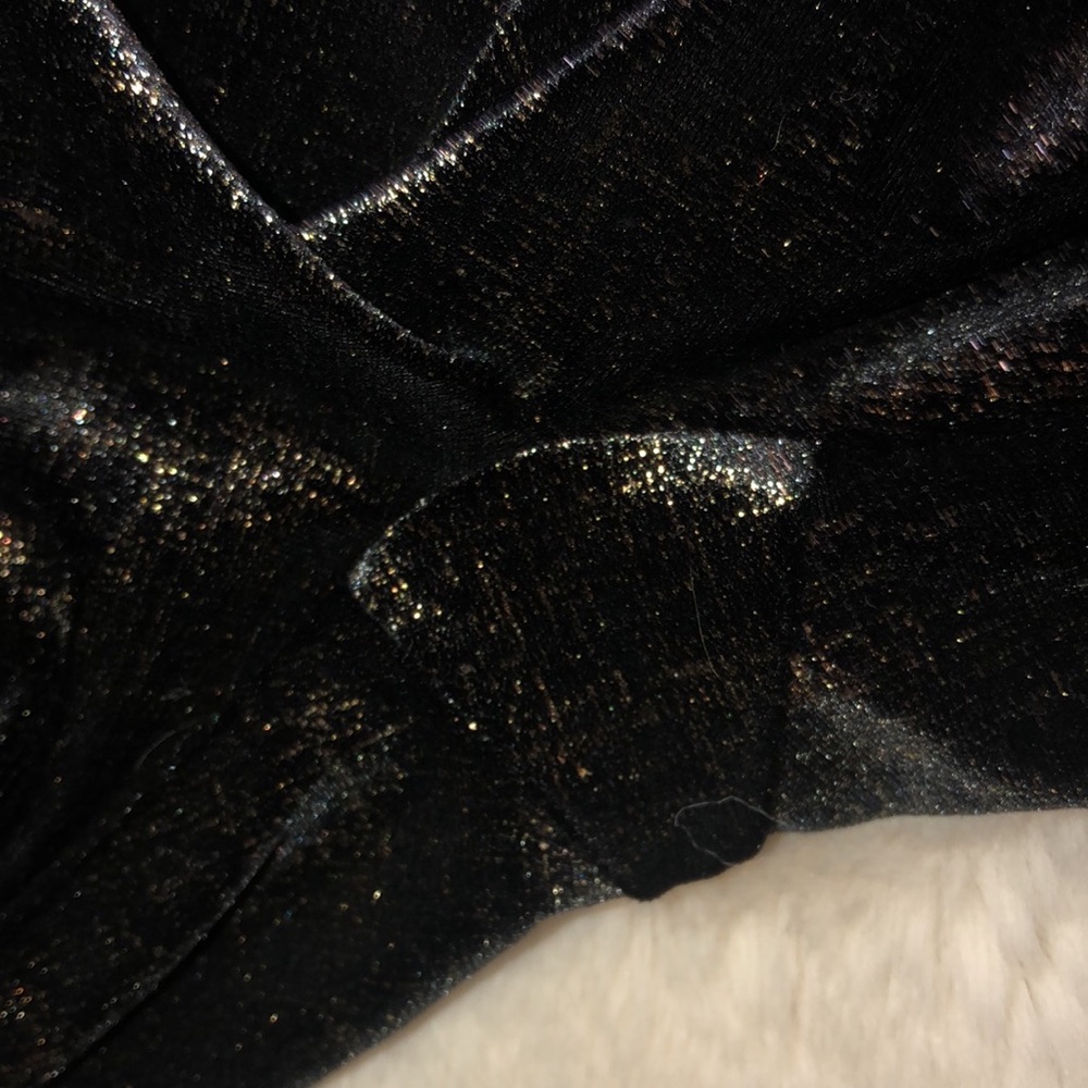 NWOT Spanx Black & Gold Shine Leggings size small - Picture 8 of 8